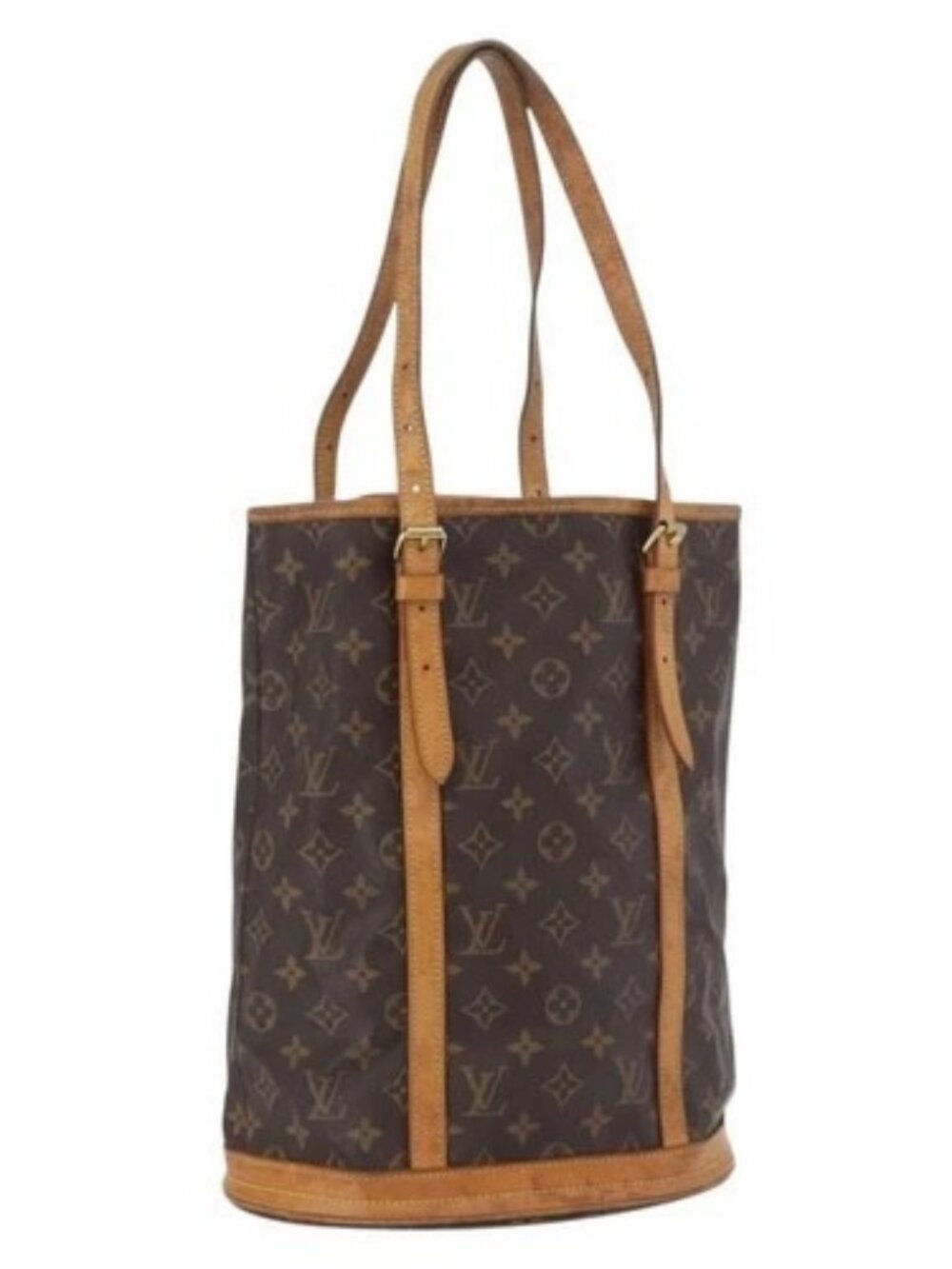 LOUIS VUITTON Monogram Bucket GM Shoulder Bag M42236 LV Auth AMZ387